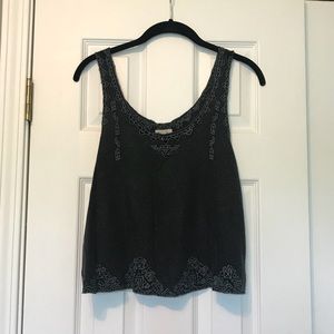 Urban Outfitters Dark Gray Tank Top